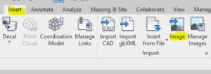 This is what the Insert tab looks like in Revit 2019.