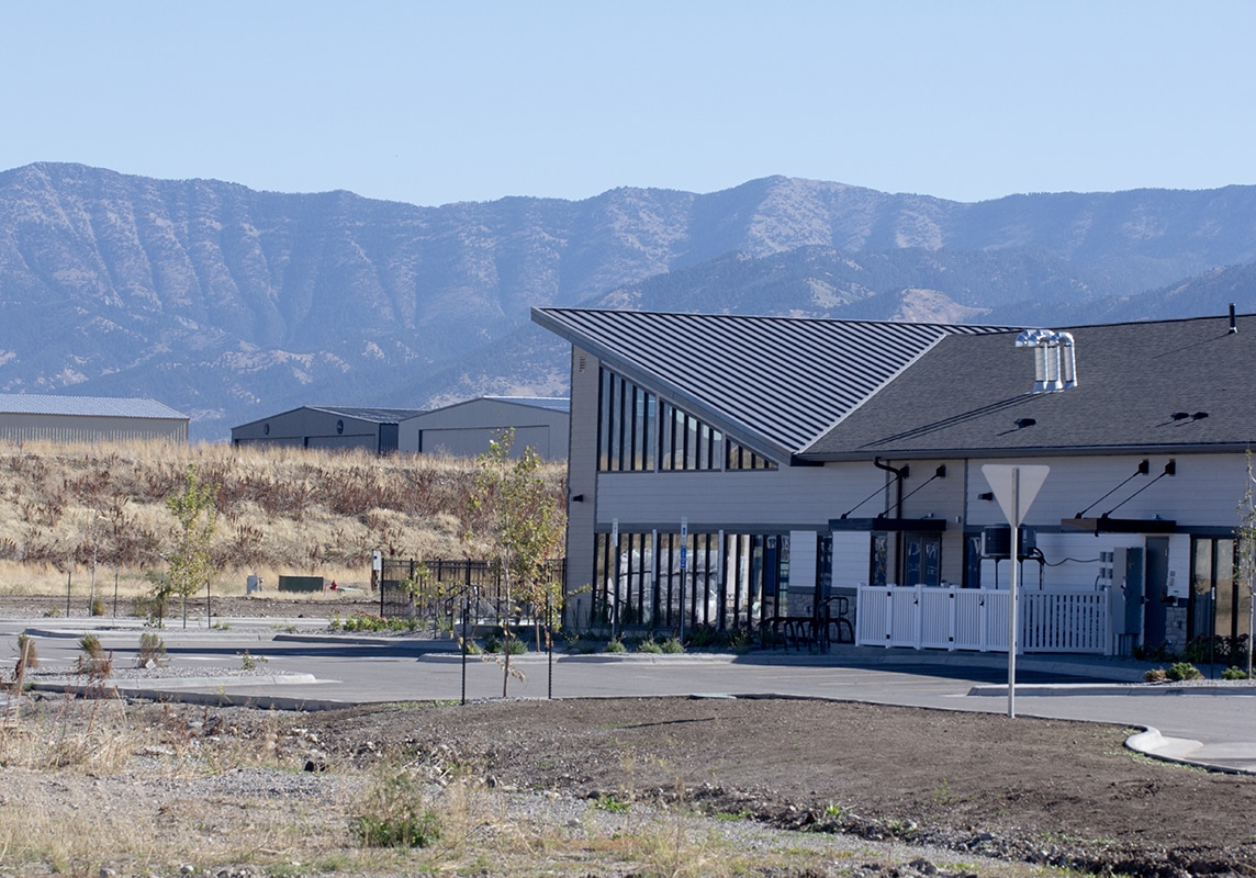 As a former gravel pit, the Yellowstone Airport Plaza falls into the brownfield site category.