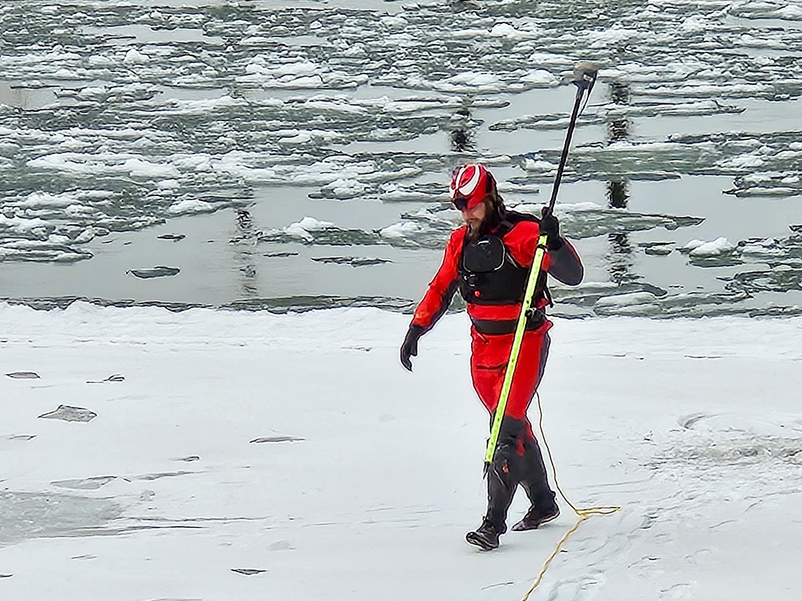 The Yellowstone River topographic survey.
