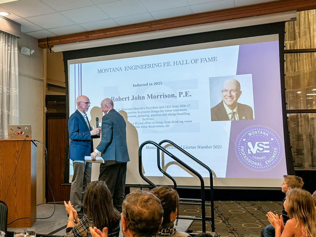 Bob Morrison Inducted into the Montana Society of Engineers Hall of Fame